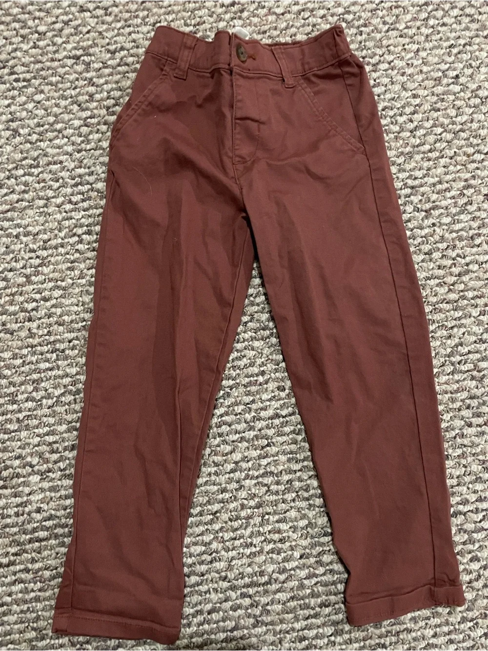 Old Navy Kid’s Chinos in Deep Brick Red